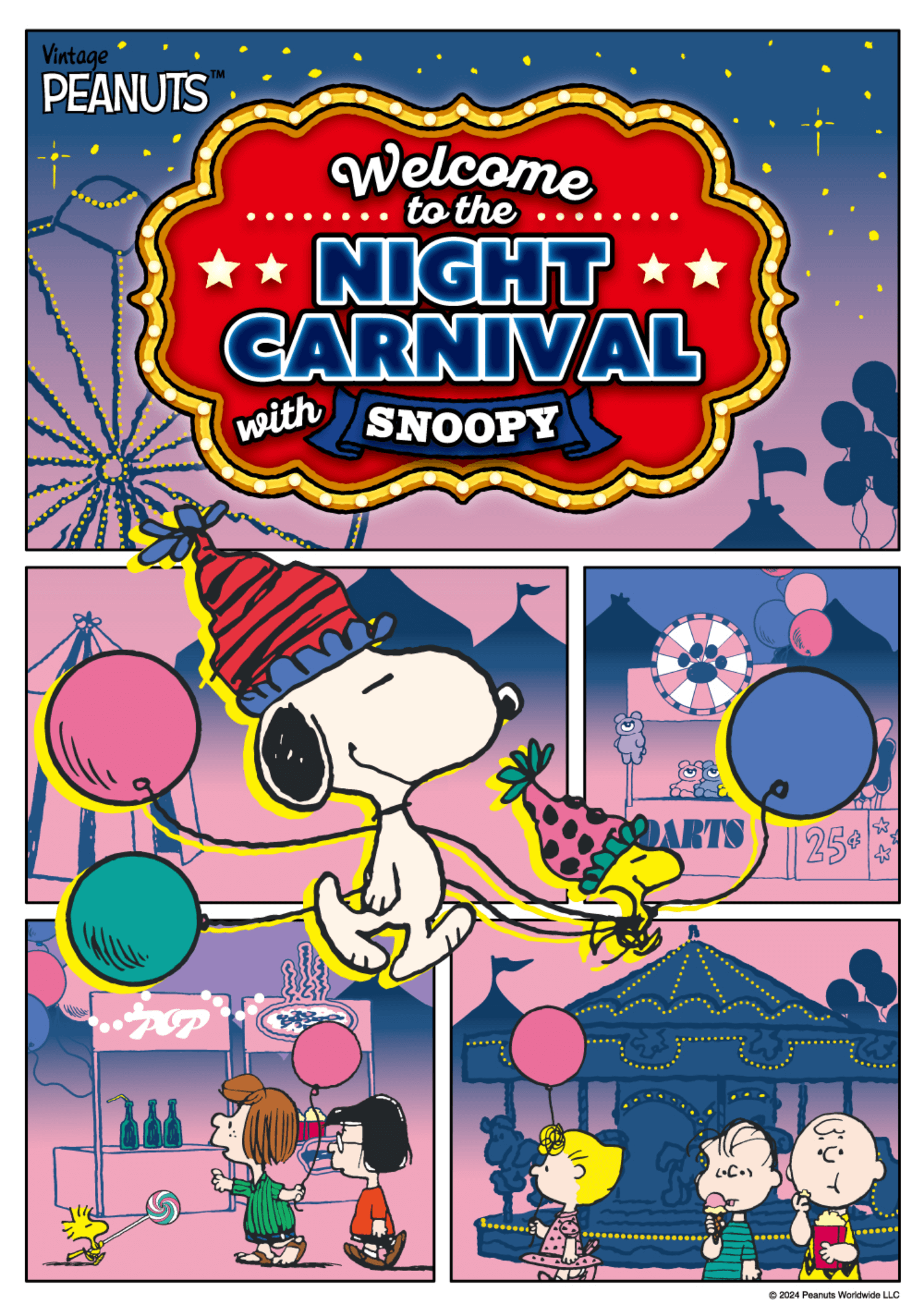 WELCOME TO THE NIGHT CARNIVAL with SNOOPY