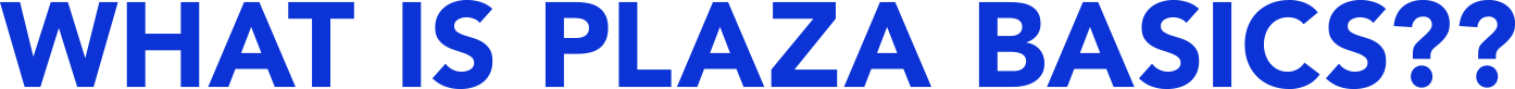WHAT IS PLAZA BASICS??