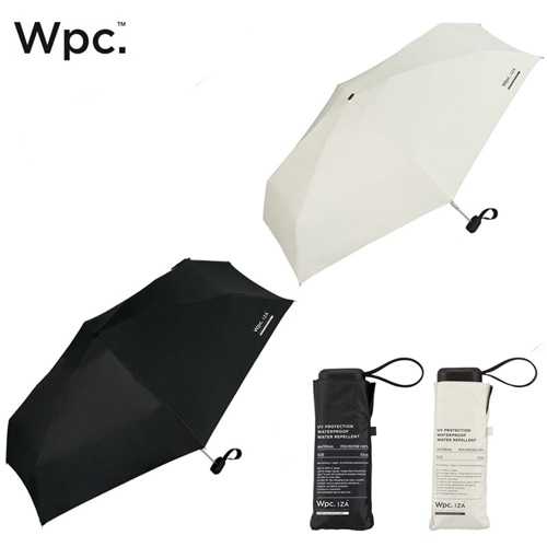 Wpc. 折りたたみ傘 IZA コンパクト 遮光 日傘