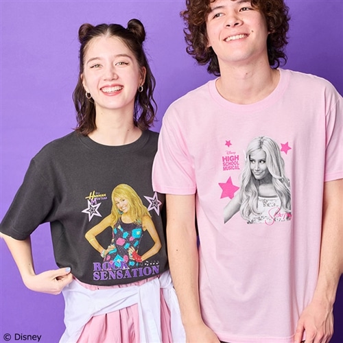 High School Musical / ハイスクールミュージカル Tシャツ ピンク（ベーシック）
